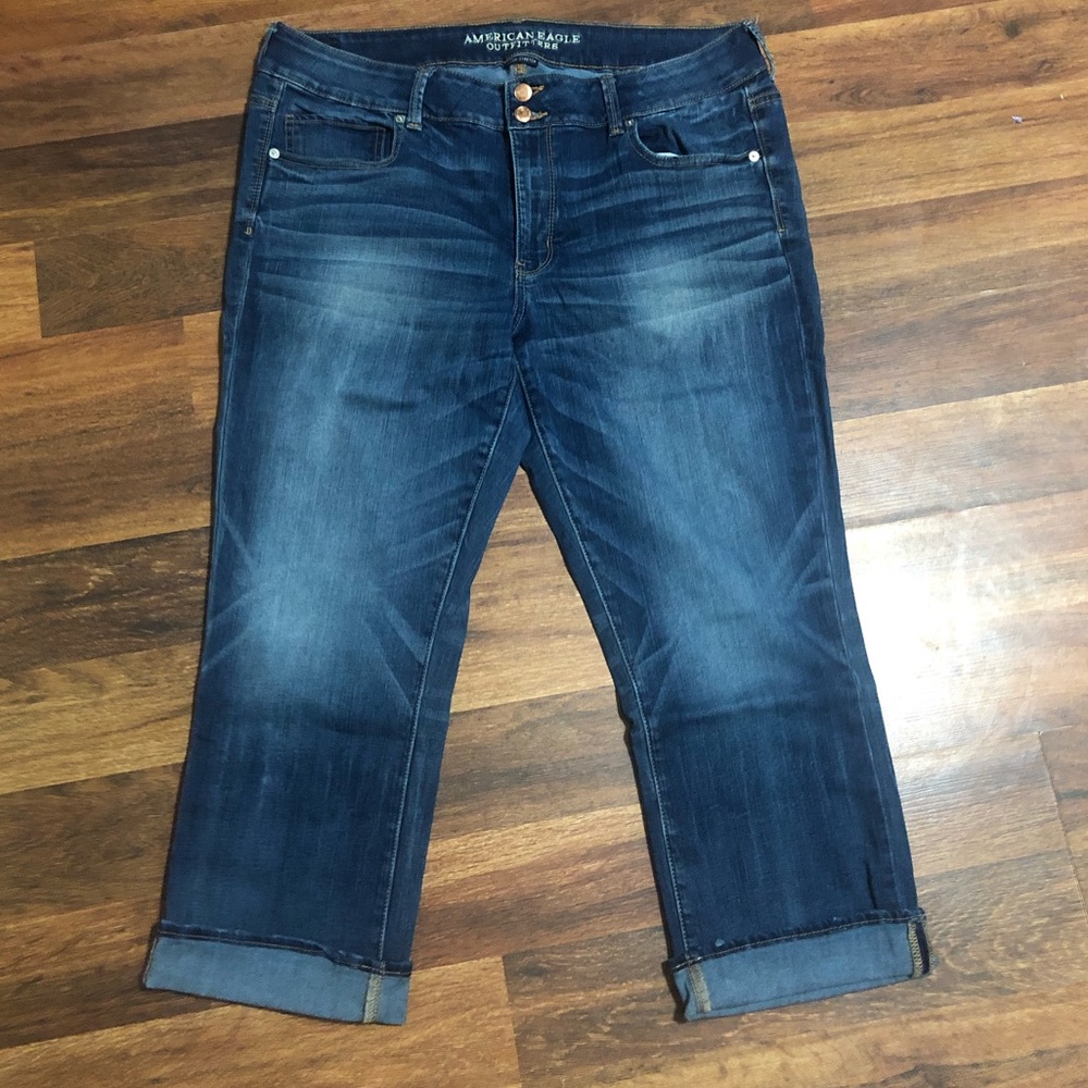 AE crop jeans